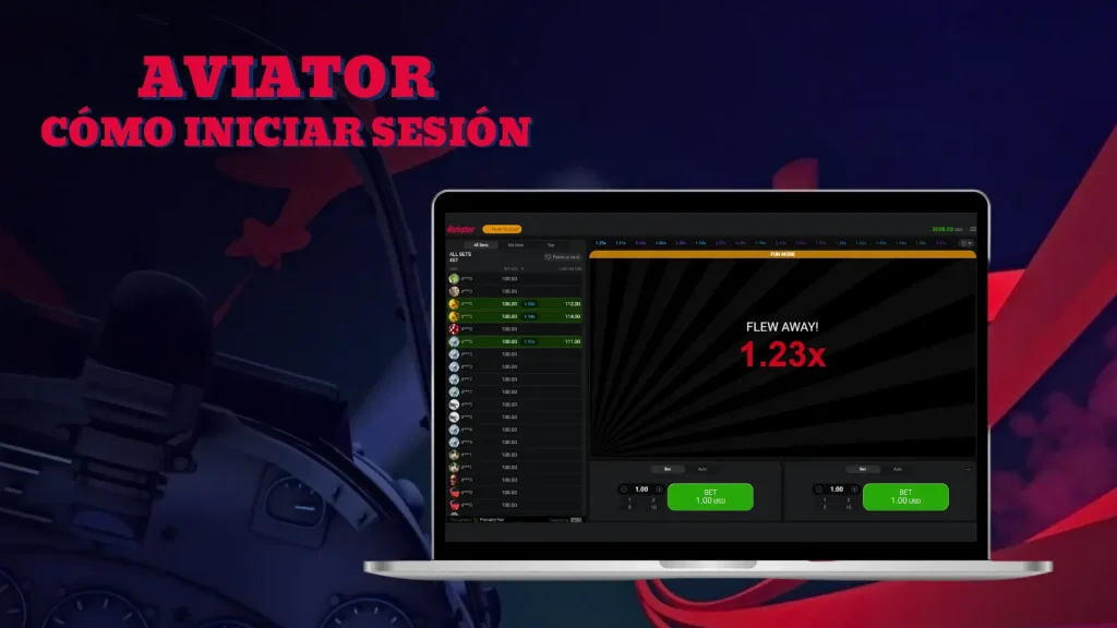 Aviator-CÓMO INICIAR SESIÓN