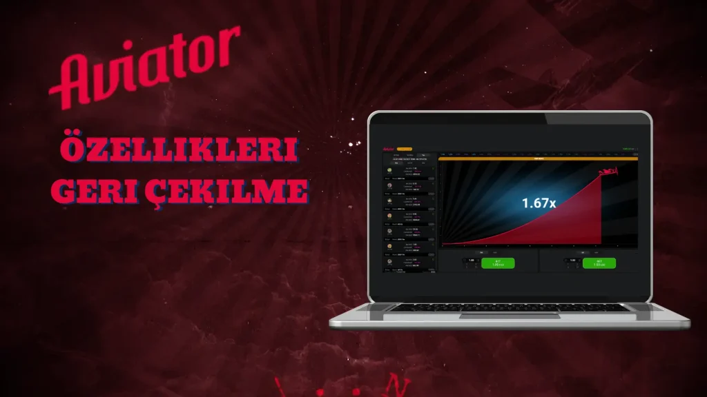 Aviator çekilme özellikleri