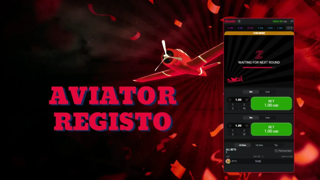 Registo de aviator